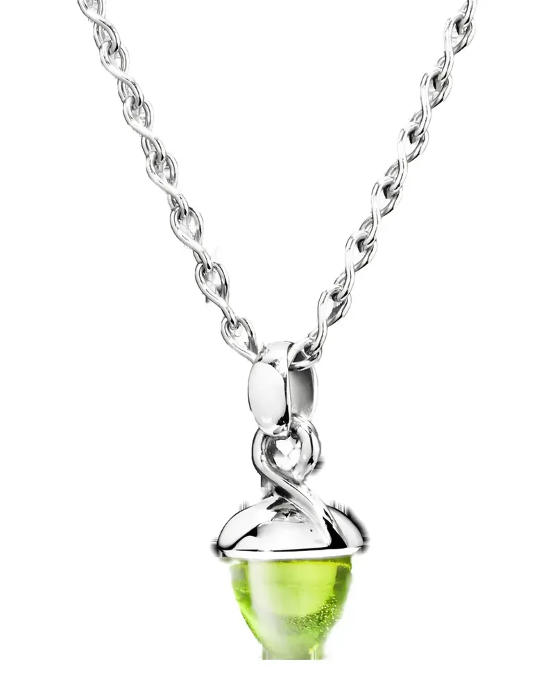 TAMARA COMOLLI 18K white gold Mikado peridot pendant - Silber Silber