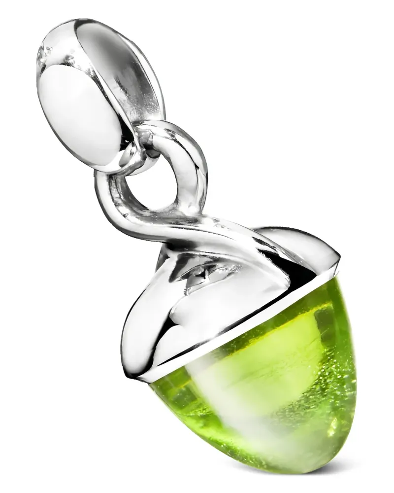 TAMARA COMOLLI 18K white gold Mikado peridot pendant - Silber Silber
