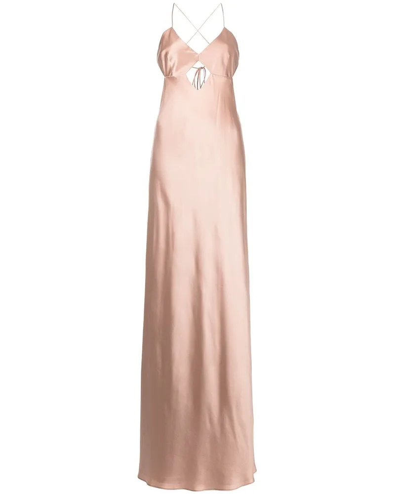 mason by michelle mason Abendkleid mit Cut-Out Rosa