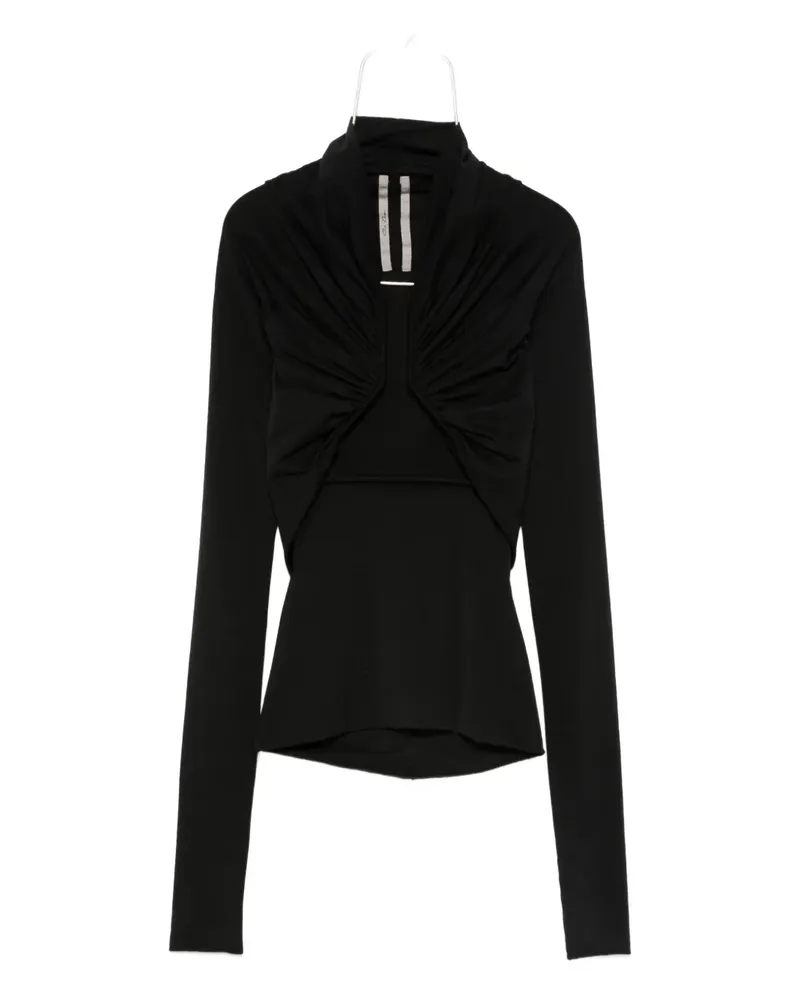 Rick Owens Oberteil mit Cut-Out - Schwarz Schwarz