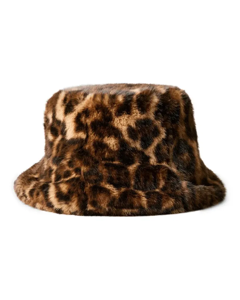 Claudie Pierlot Fischerhut mit Leoparden-Print - Braun Braun