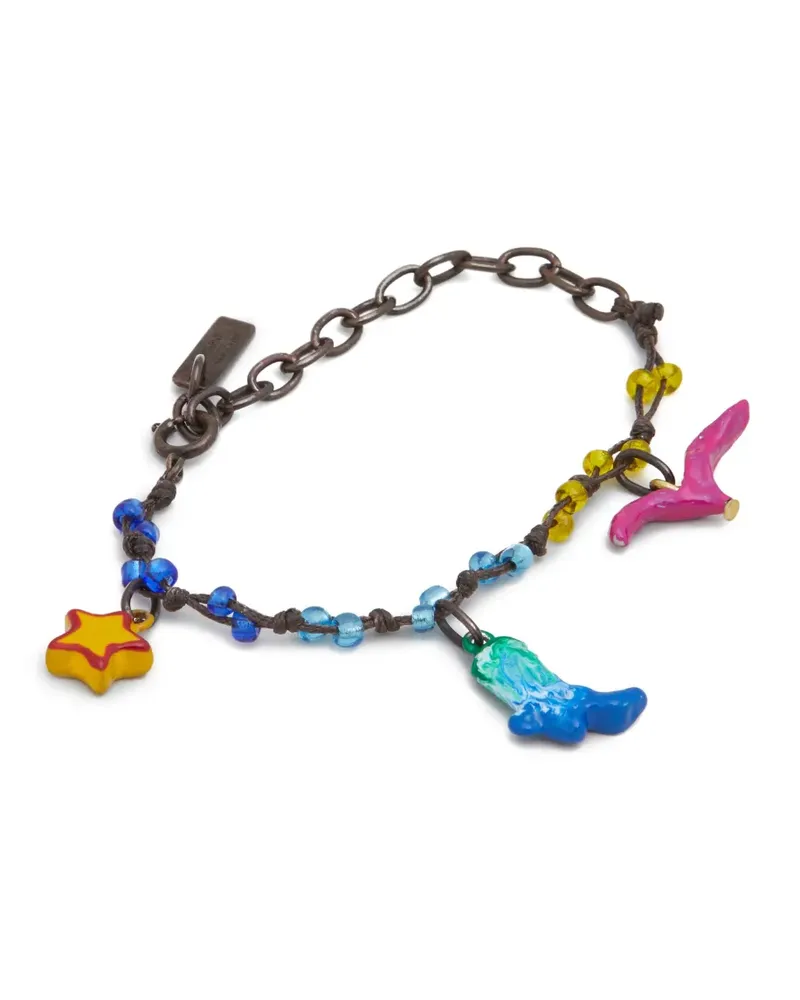 Marni Armband mit Panzerkette - Blau Blau