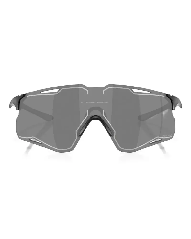 Oakley Cybr Lightning geometric-frame sunglasses - Schwarz Schwarz