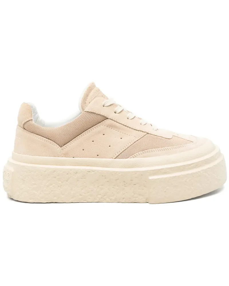 Maison Margiela Sneakers mit Wildledereinsätzen - Nude Nude