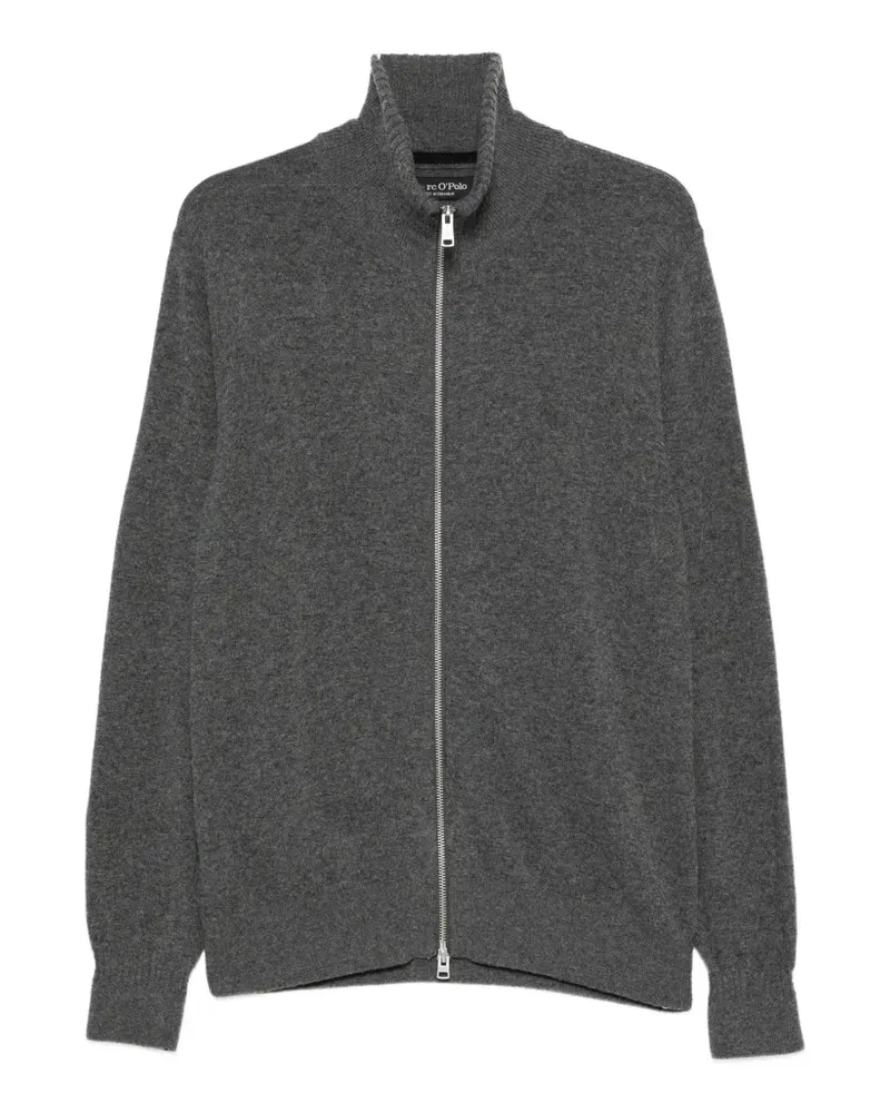 Marc O'Polo zip-up knitted cardigan - Grau Grau