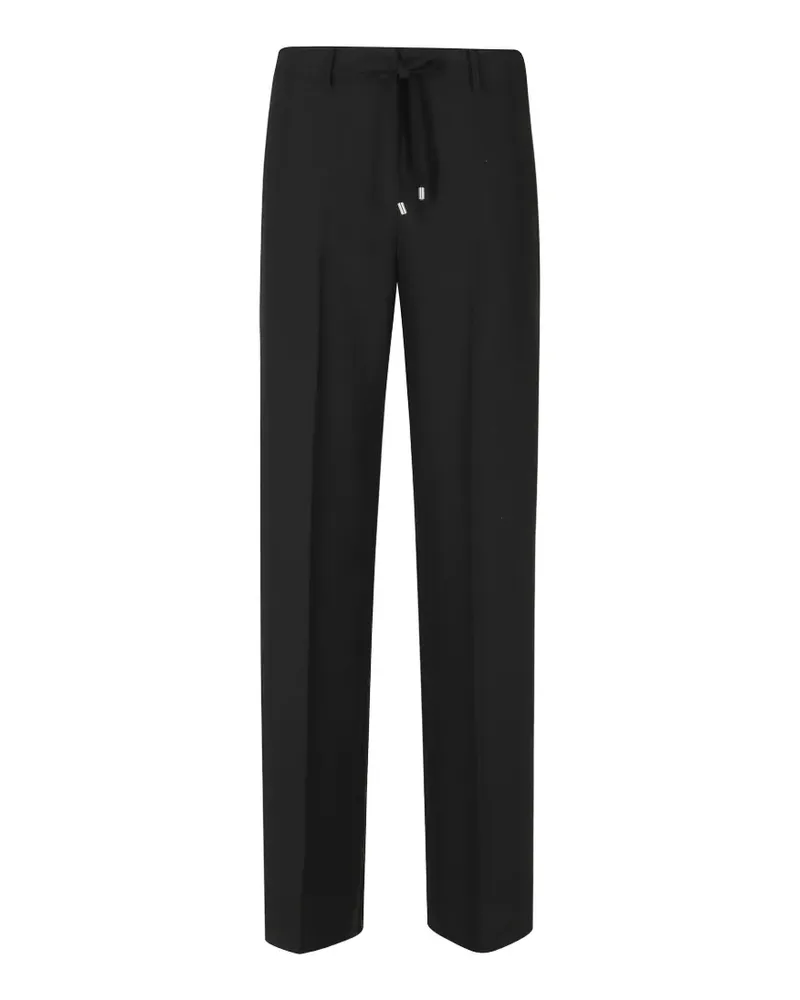Ermanno Scervino Straight-Leg-Hose mit Kordelzug - Schwarz Schwarz