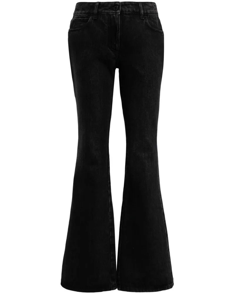 OFF-WHITE Ausgestellte 5PKT Jeans - Schwarz Schwarz
