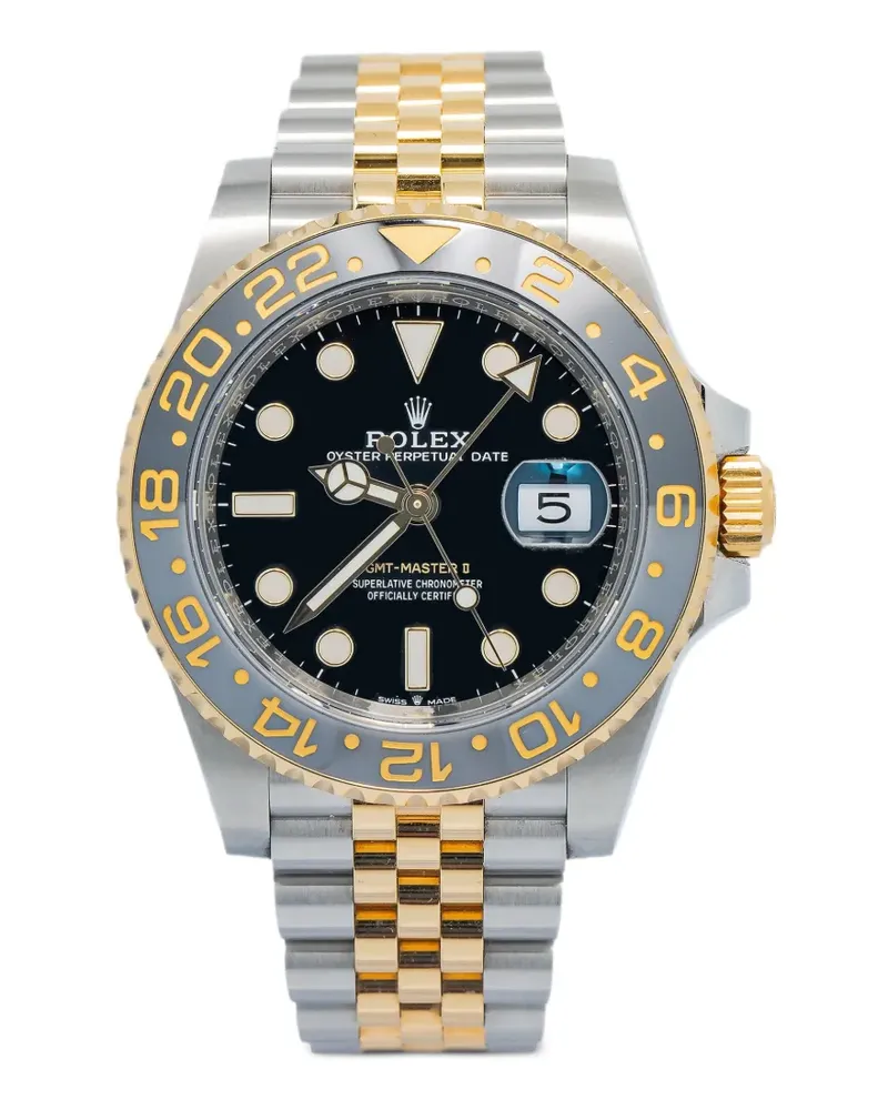 Rolex GMT-Master II 40mm round watch - Schwarz Schwarz