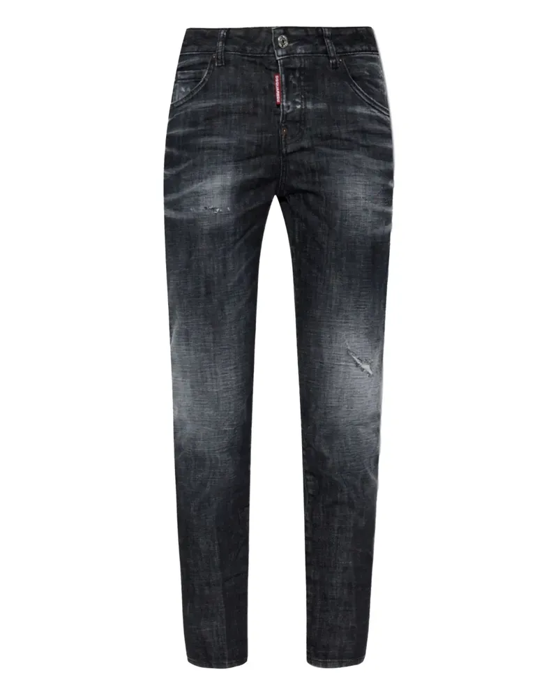 Dsquared2 Jeans mit Distressed-Detail - Schwarz Schwarz