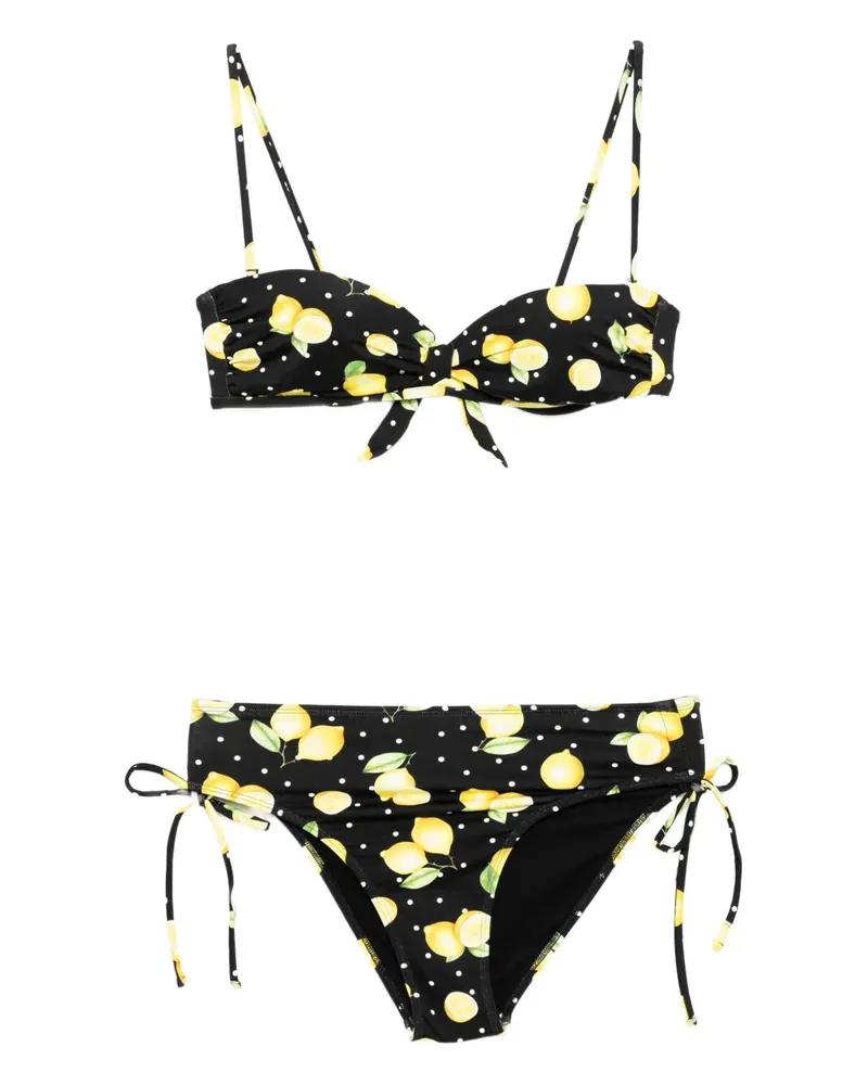 Leslie Amon Caro Bikini - Schwarz Schwarz