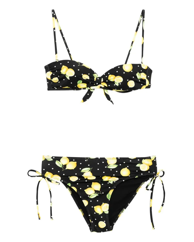 Leslie Amon Caro Bikini - Schwarz Schwarz