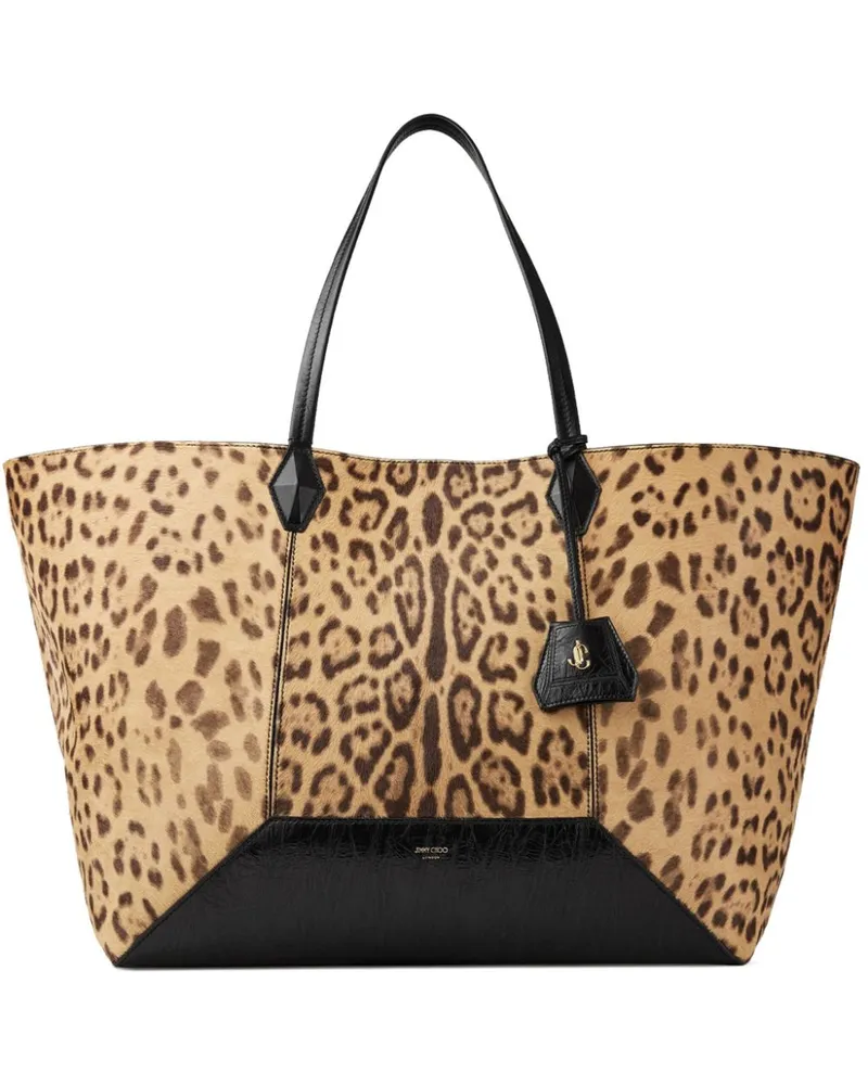 Jimmy Choo Große Diamond Tote Bag - Schwarz Schwarz