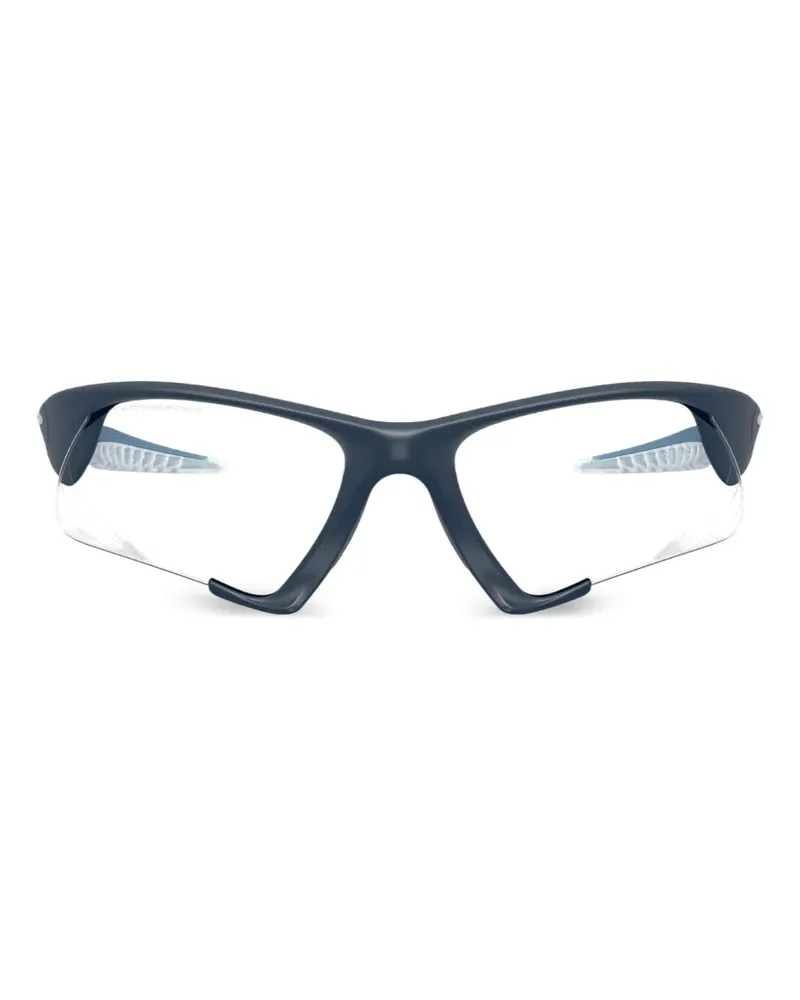 Oakley Sonnenbrille mit geometrischem Gestell - Blau Blau