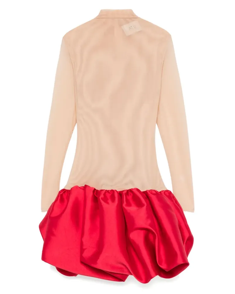 ATU Body Couture Kleid mit Ballonsaum - Nude Nude
