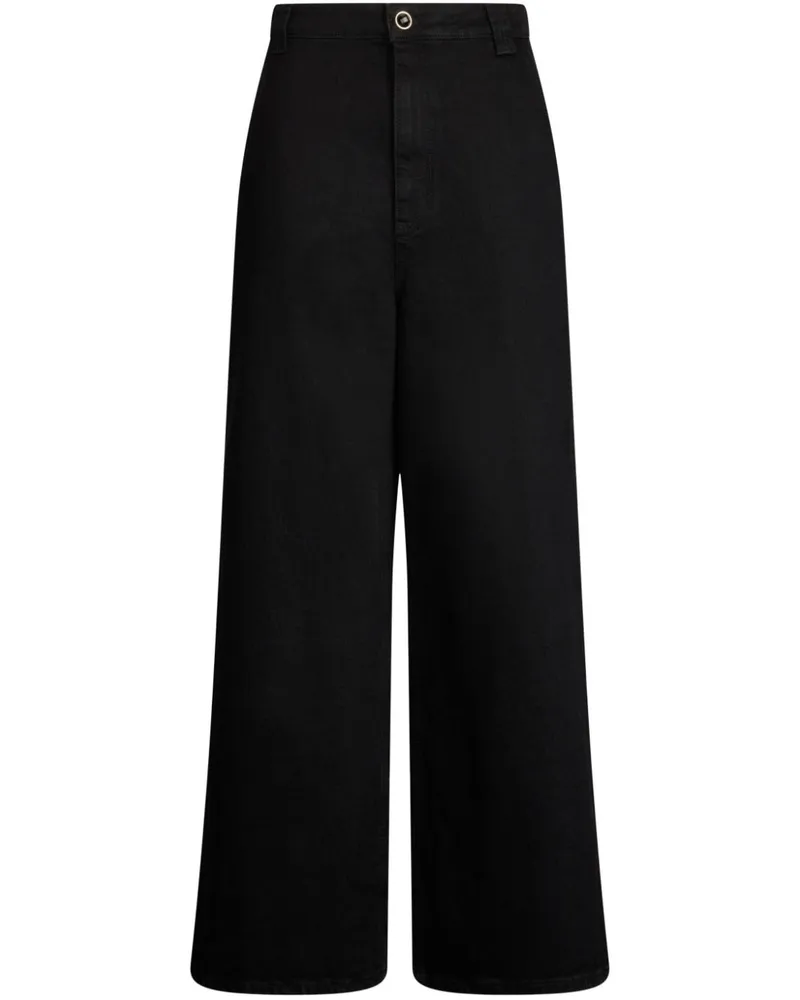 Liu Jo Jeans mit weitem Bein - Schwarz Schwarz
