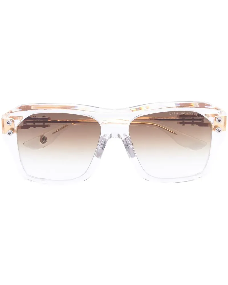 DITA Eckige Grand-APX Sonnenbrille - Nude Nude