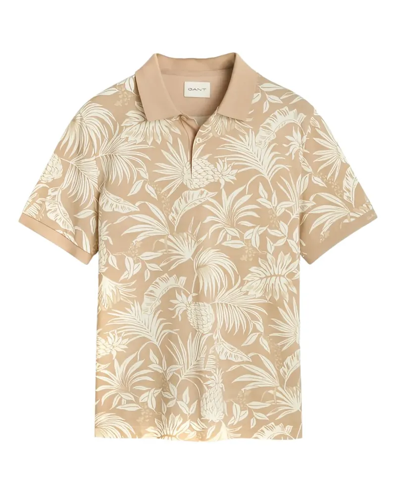 Gant floral polo shirt - Nude Nude