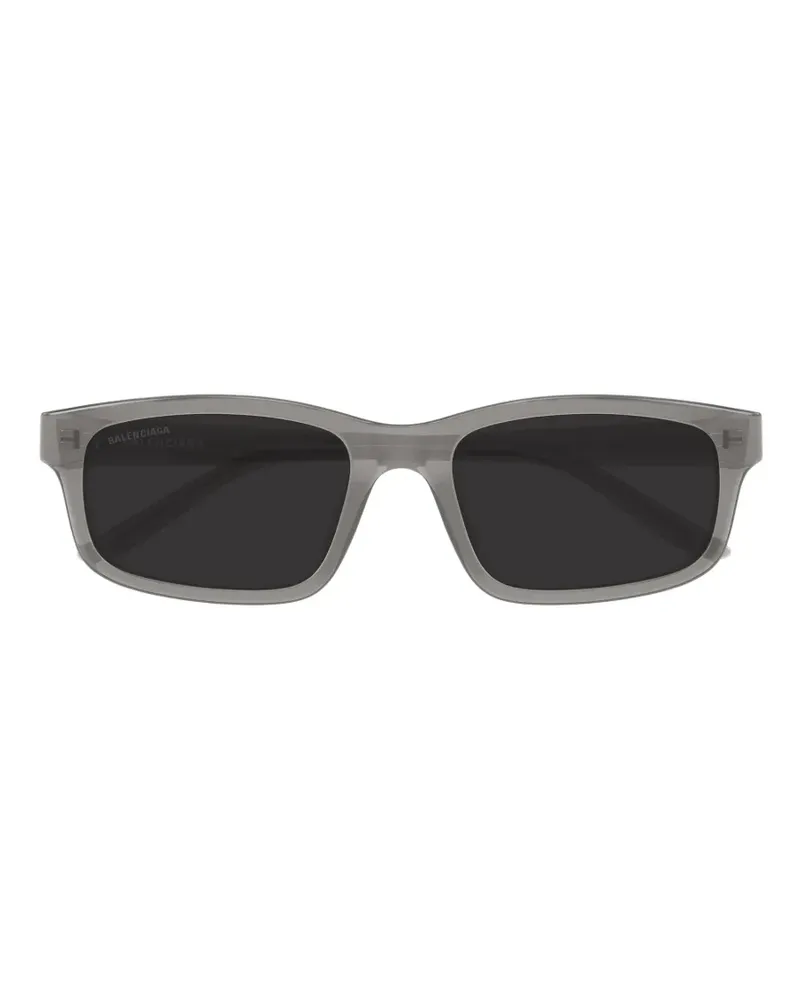 Balenciaga Sonnenbrille mit eckigem Gestell - Grau Grau