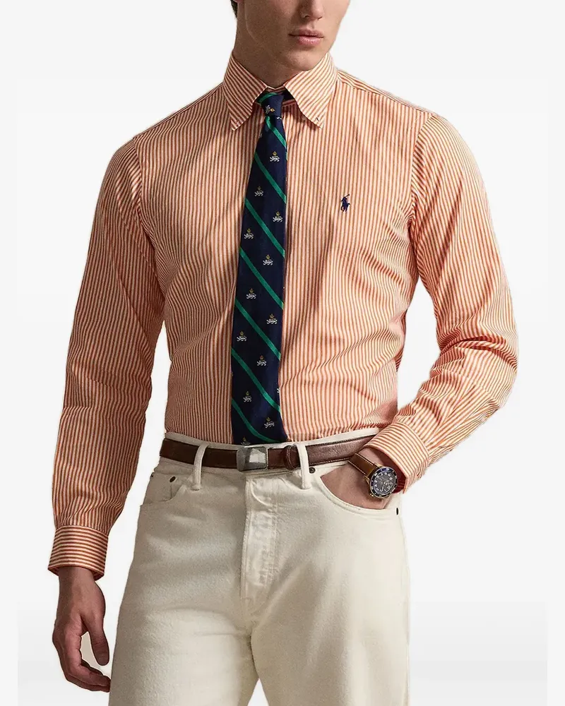Ralph Lauren Gestreiftes Hemd - Orange Orange
