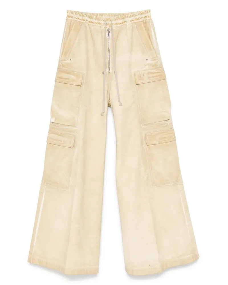DRKSHDW by Rick Owens Double Cargo Jumbo Hose - Nude Nude
