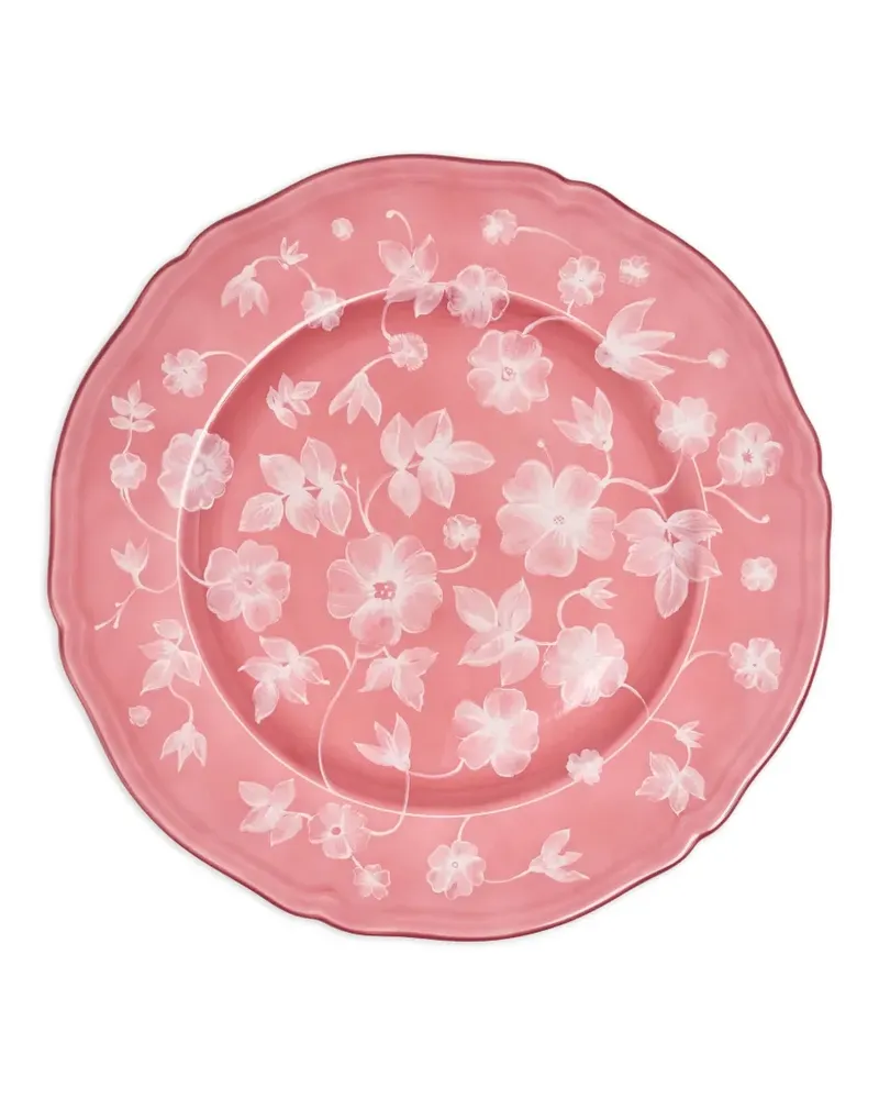 CABANA x Ginori 1735 Platzteller mit Blumen - Rosa Rosa