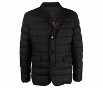 Daunenjacke mit Reißverschluss - Schwarz