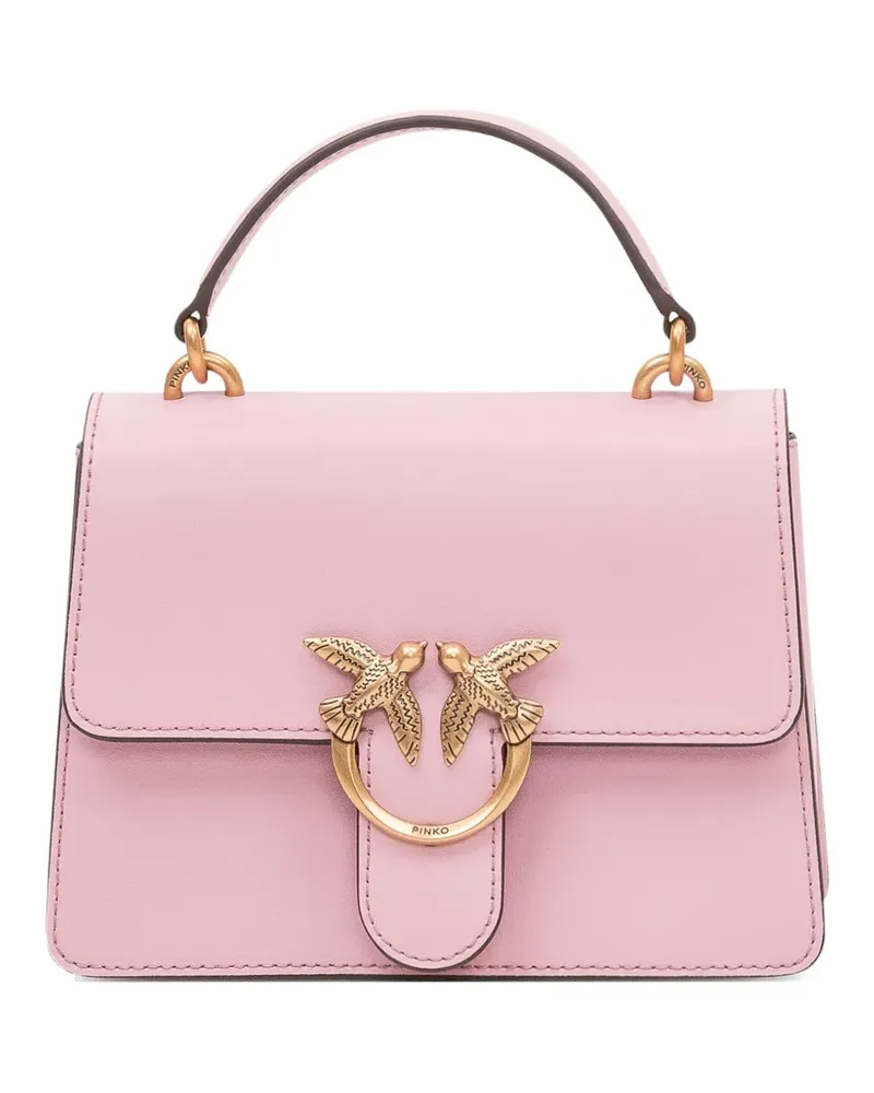 Pinko mini Love Birds tote bag - Rosa Rosa