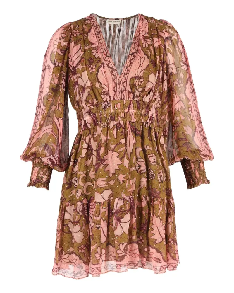 Ulla Johnson Rosetta Minikleid mit Print - Braun Braun