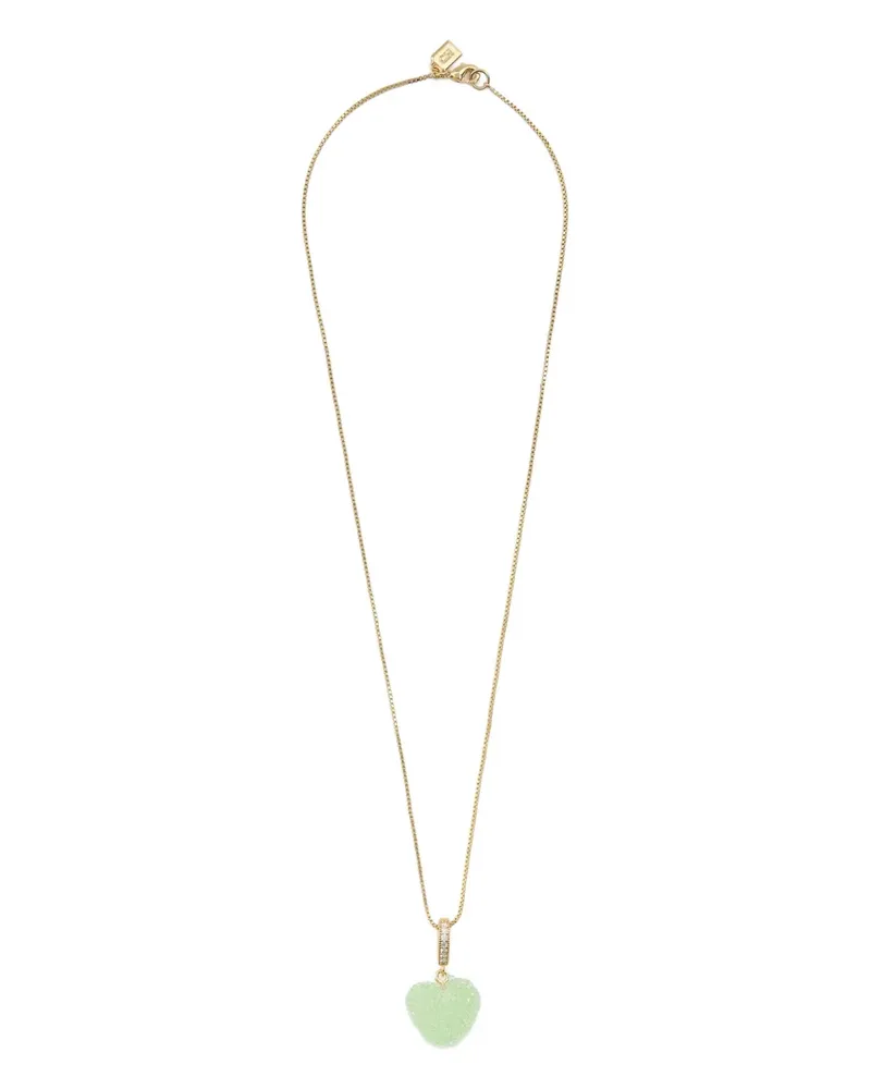 CRYSTAL HAZE Jelly heart necklace - Gold Gold