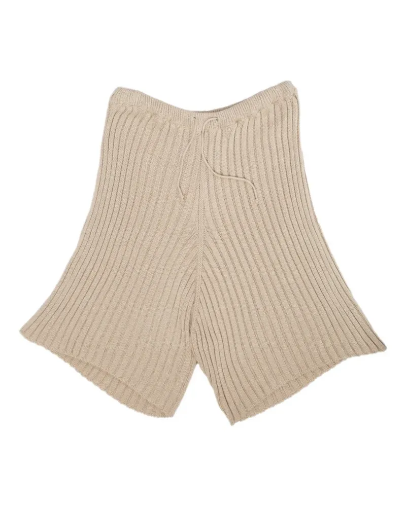 Baserange Kai Shorts aus Rippstrick - Nude Nude