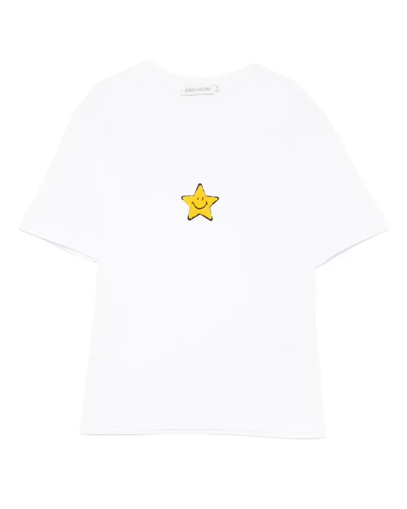 Joshua Sanders star print T-shirt - Weiß Weiß