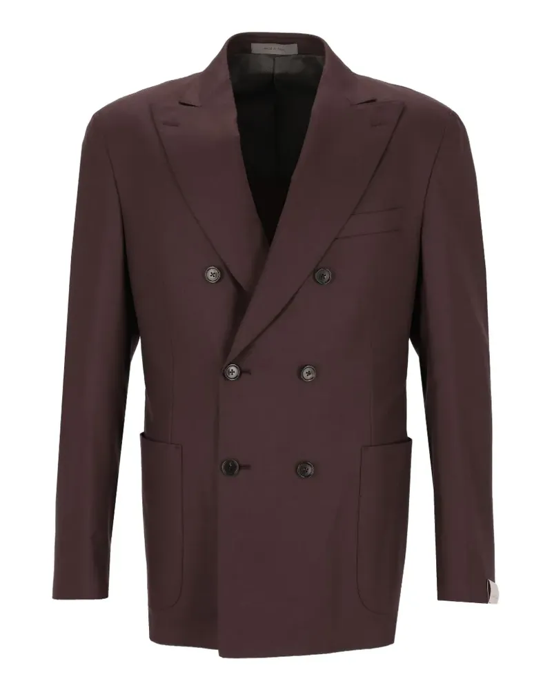 Corneliani Doppelreihiger Anzug - Braun Braun