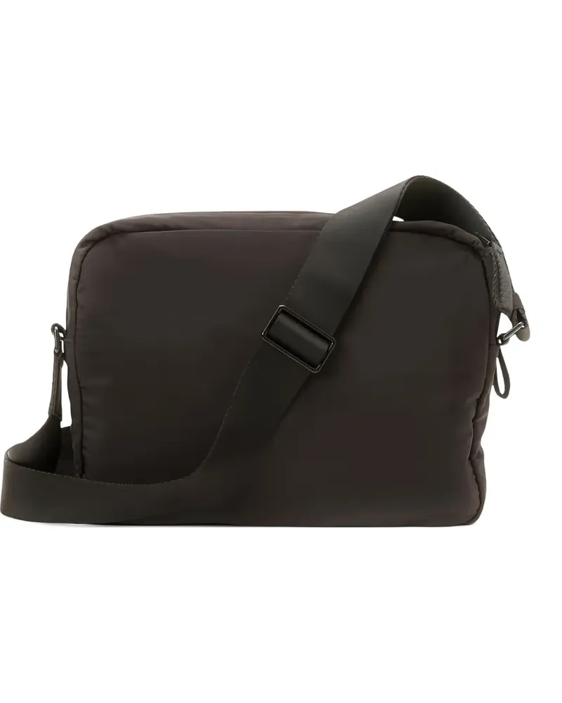 Marc O'Polo Kuriertasche mit Logo-Stickerei - Schwarz Schwarz
