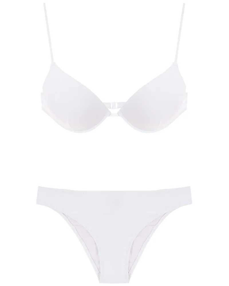 Amir Slama Balconette-Bikini - Weiß Weiß