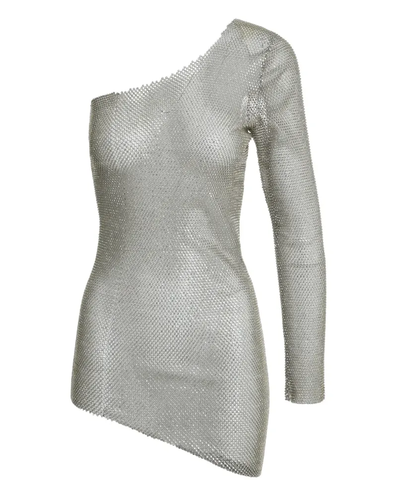 SANTA Brands one-sleeve mini dress - Gold Gold