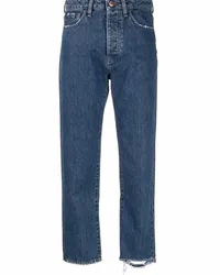 3x1 Gerade Jeans im Distressed-Look Blau