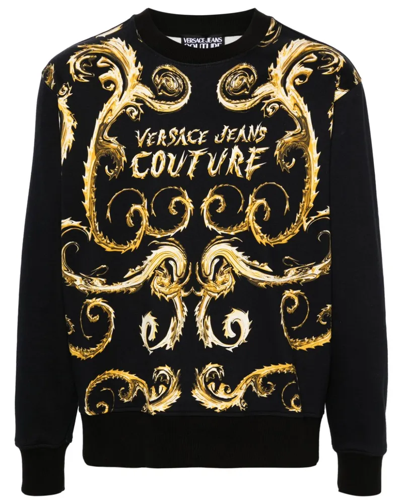 Versace Jeans Couture Chain Sweatshirt - Schwarz Schwarz