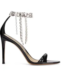 Alexandre Vauthier Tiffany Sandalen mit Kristall 105mm Schwarz