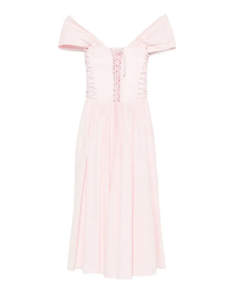 Philosophy Di Lorenzo Serafini Schulterfreies Kleid - Rosa Rosa