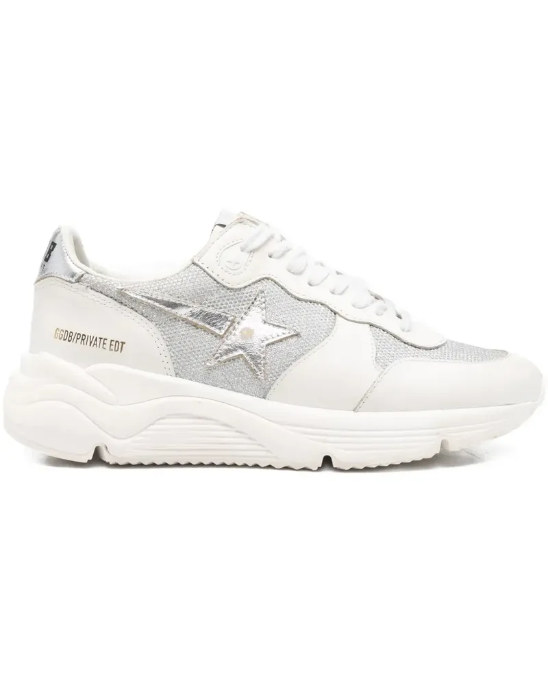 Golden Goose Running Sole glitter-star sneakers - Weiß Weiß