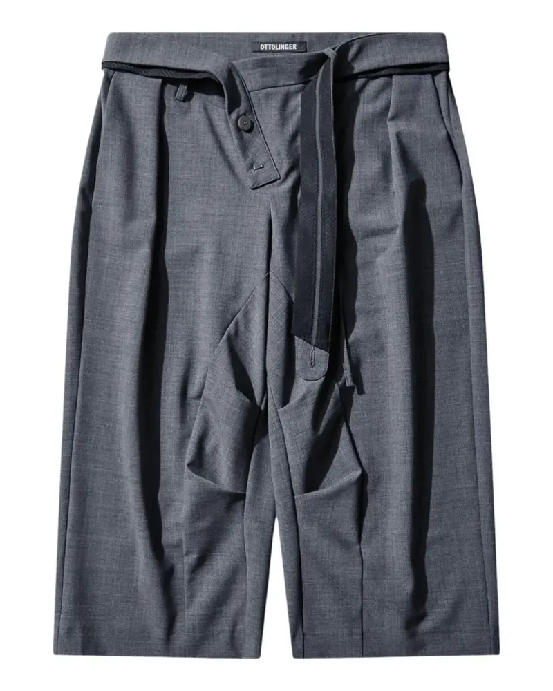 OTTOLINGER Asymmetrische Shorts mit Riemen - Grau Grau