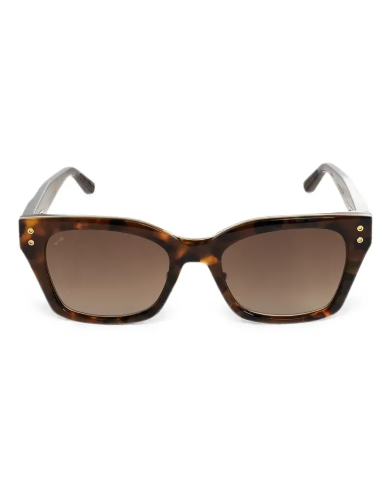 Leisure Society Salina square-frame sunglasses - Braun Braun