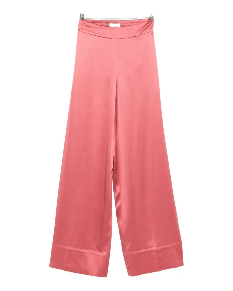 Joseph Dijon elasticated-waistband palazzo pants - Rosa Rosa