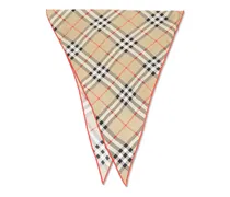 Karierter Schal - Nude