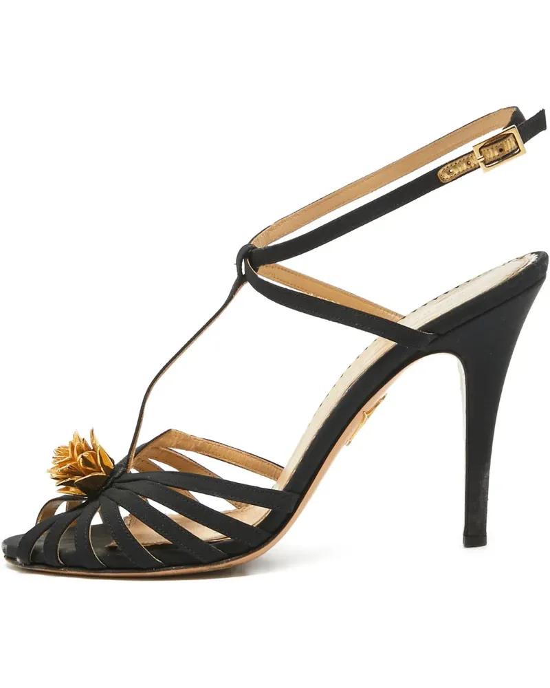 Charlotte Olympia Sandalen mit Riemen - Schwarz Schwarz