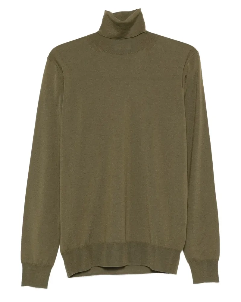 Paolo Pecora Milano Pullover mit Rollkragen - Grün Grün