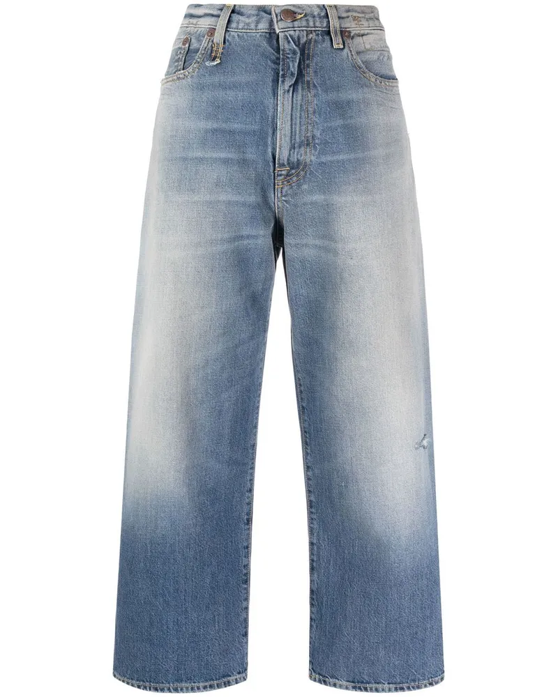 R13 Jeans im Distressed-Look - Blau Blau