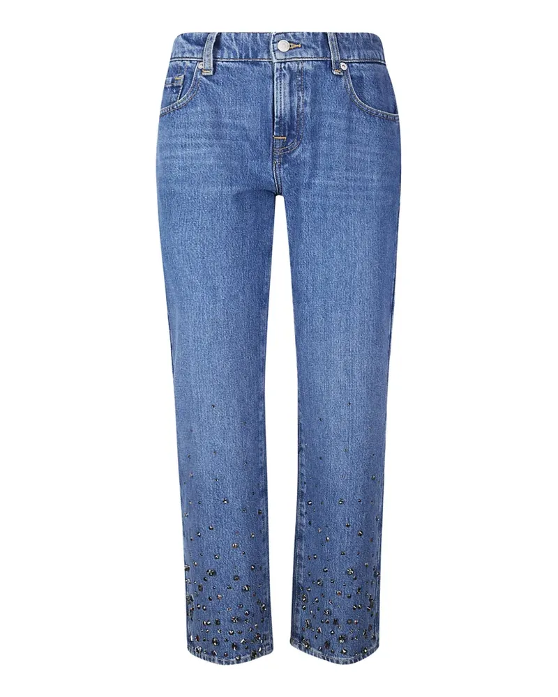 7 for all mankind Callie Jeans mit Nieten - Blau Blau