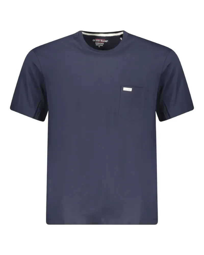 Guess chest-pocket T-shirt - Blau Blau