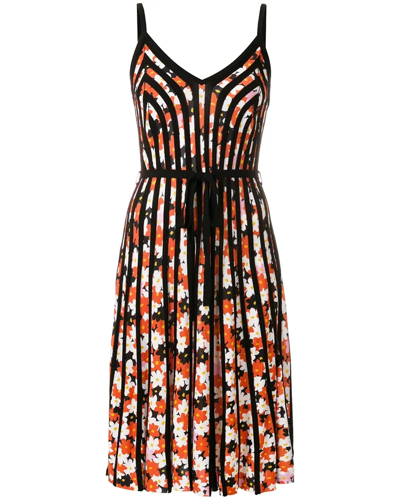 Kenzo Kleid mit Blumen-Print - Gelb Gelb